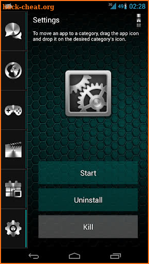 Metal Theme for Smart Launcher screenshot