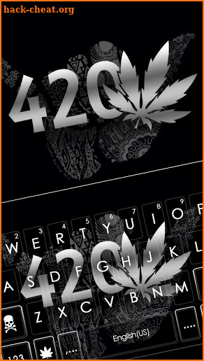 Metal Weed 420 Keyboard Theme screenshot