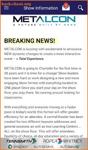 METALCON 2018 screenshot