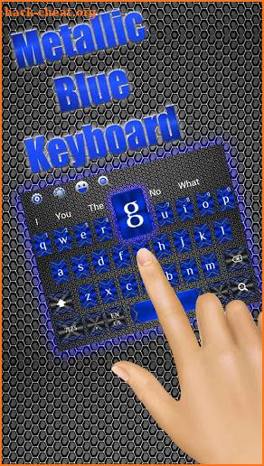Metallic Blue Keyboard screenshot