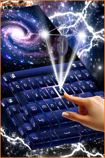 Metallic Purple Turquoise Keyboard screenshot