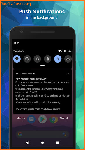 Meteo! - Local Weather App & Bad Weather Alert App screenshot