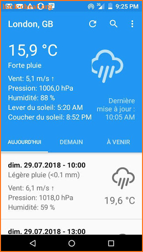 Météo - Weather 2018 screenshot