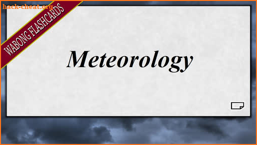 Meteorology Flashcards screenshot