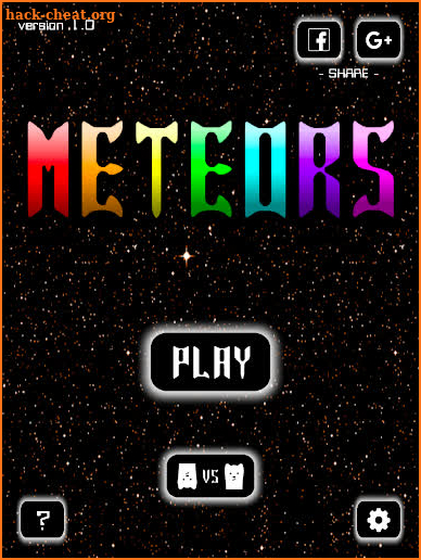 METEORS -  A SPACE CONTEST screenshot