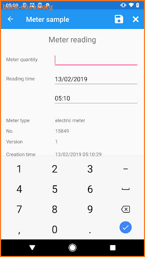 Meter Monitoring screenshot