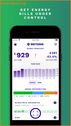 METERIE – ALL IN ONE ENERGY CONSUMPTION TRACKER screenshot