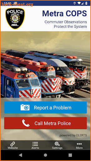 Metra COPS screenshot