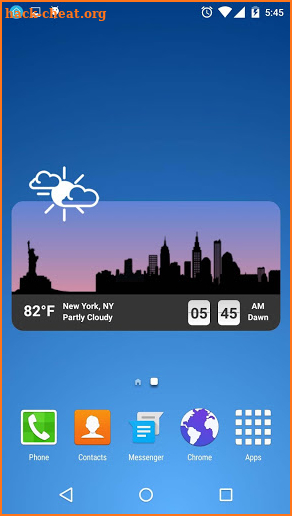 Metro Clock Widget screenshot