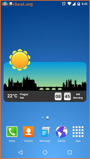 Metro Clock Widget screenshot