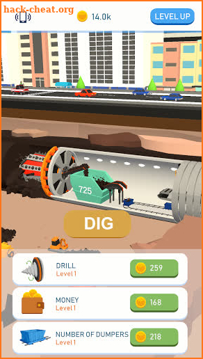 Metro Idle 3D - Drill Metro screenshot