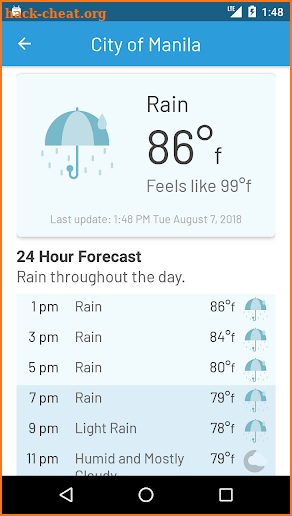 Metro Manila Weather screenshot