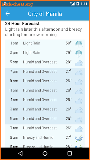 Metro Manila Weather screenshot