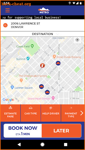 Metro Taxi Denver screenshot