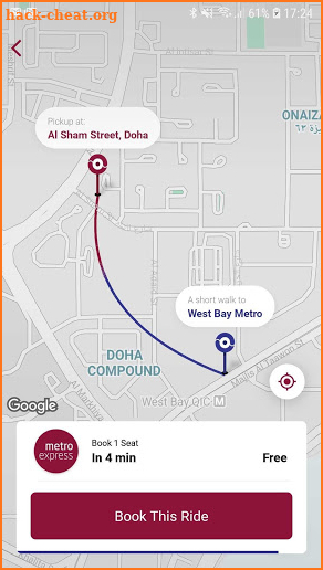 metroexpress Doha screenshot