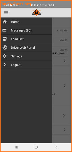 Metropolitan Driver App screenshot