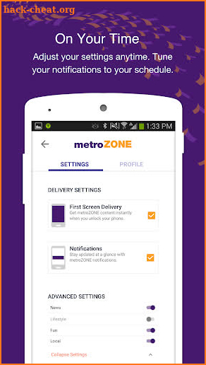 MetroZone screenshot