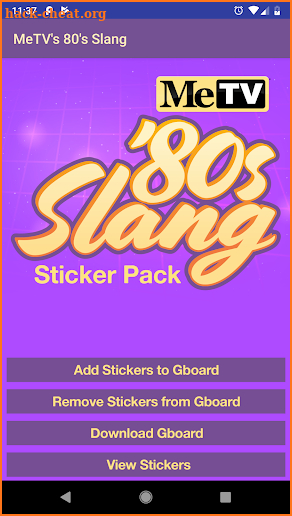 MeTV's '80s Slang for Gboard screenshot