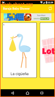 Mexican Bingo Baby Shower screenshot