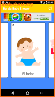Mexican Bingo Baby Shower screenshot