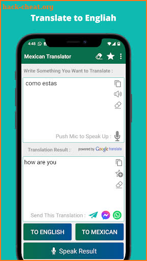 Mexican English Translator - Pro screenshot