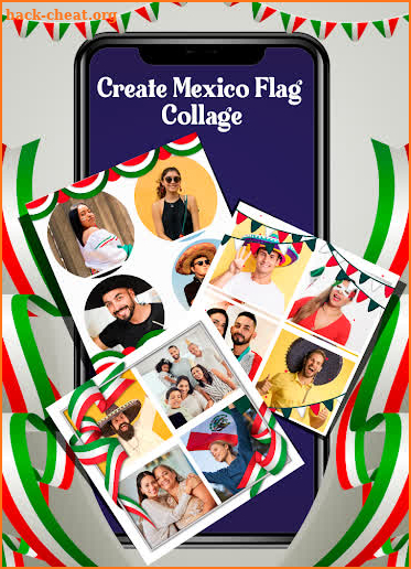 Mexican flag photo editor screenshot