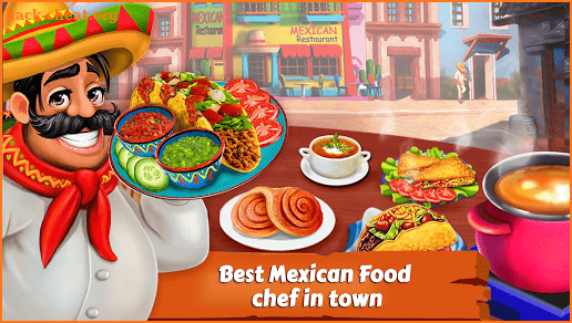 Mexican Food Kitchen Story Chef Cooking Games screenshot