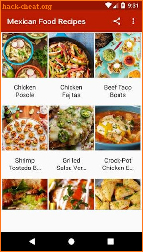 Mexican Food Recipes screenshot