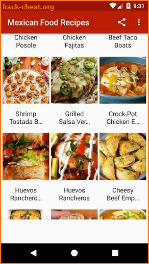Mexican Food Recipes screenshot