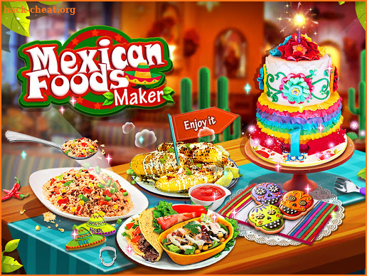 Mexican Foods Maker - Free Fiesta Cooking Games screenshot