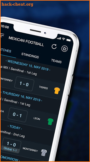 Mexican football screenshot