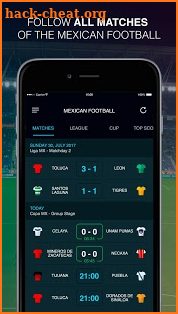 Mexican Football Scores screenshot