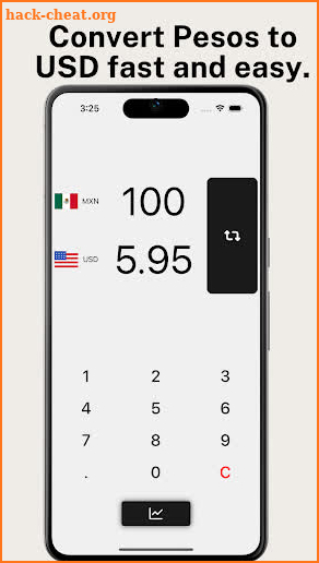 Mexican Peso US Dollar Convert screenshot