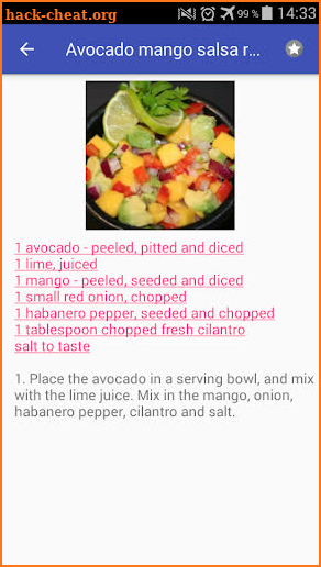 Mexican recipes with photo offline screenshot