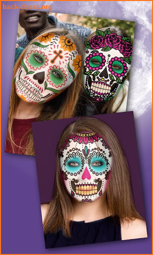 Mexican Skull Mask – Halloween Makeup Face Editor screenshot