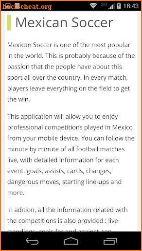 Mexican Soccer screenshot