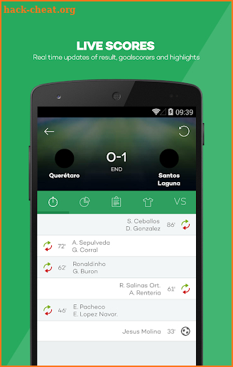 Mexican soccer live - Footbup screenshot