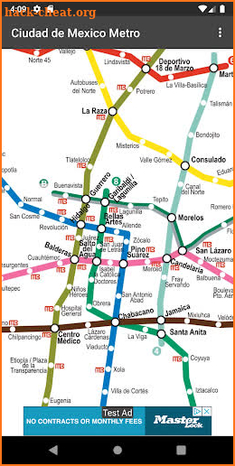 Mexico City Metro Map Offline screenshot