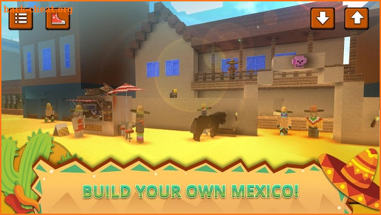 Mexico Craft: Bison & Burrito World Crafting Games screenshot