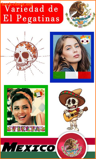 Mexico flag dp maker free screenshot
