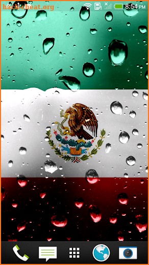Mexico flag live wallpaper screenshot