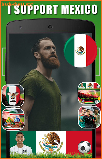 Mexico Football Photo Frames: Football World Cup⚽ screenshot