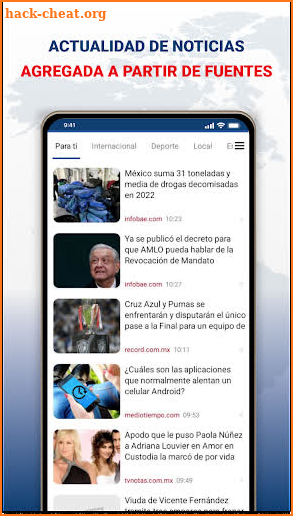 México Noticias screenshot