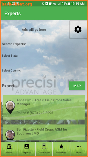 MFA Agronomy Guide screenshot