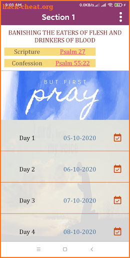 MFM 2020 SEVENTY DAYS PRAYER & FASTING screenshot