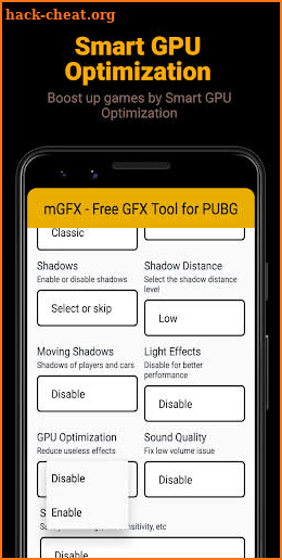 mGFX - Free GFX Tool screenshot