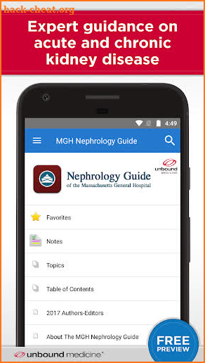 MGH Nephrology Guide screenshot