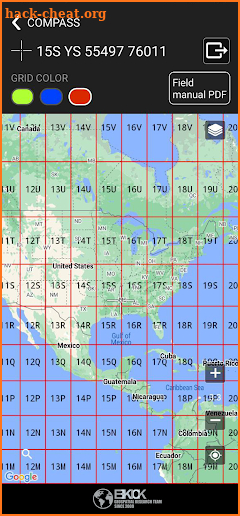 MGRS Live Map and Mil. Compass screenshot