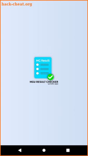MGU Result Checker screenshot