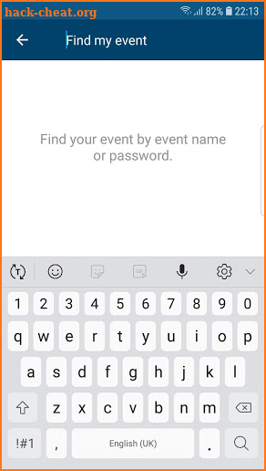 MHA Events screenshot